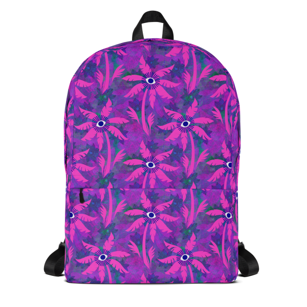 purple palm grove backpack
