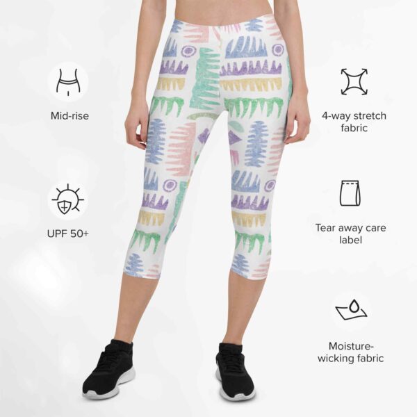 bimini palm capri leggings