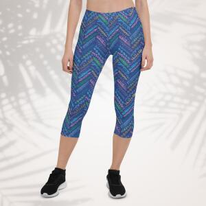 Nassau Palm Capri Leggings