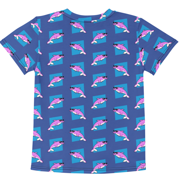 swimtime dolphin mariner kids t shirt