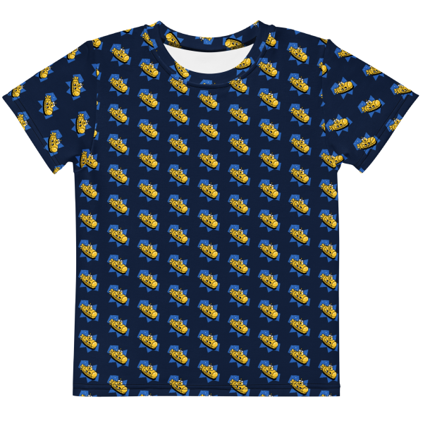 swimtime submarine navy kids t shirt