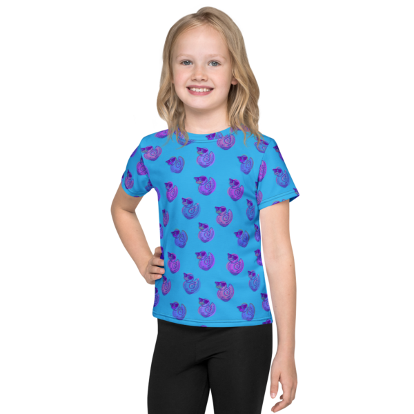 ducks in sky blue kids t shirt
