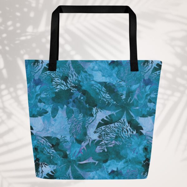 mayreau palm large tote bag