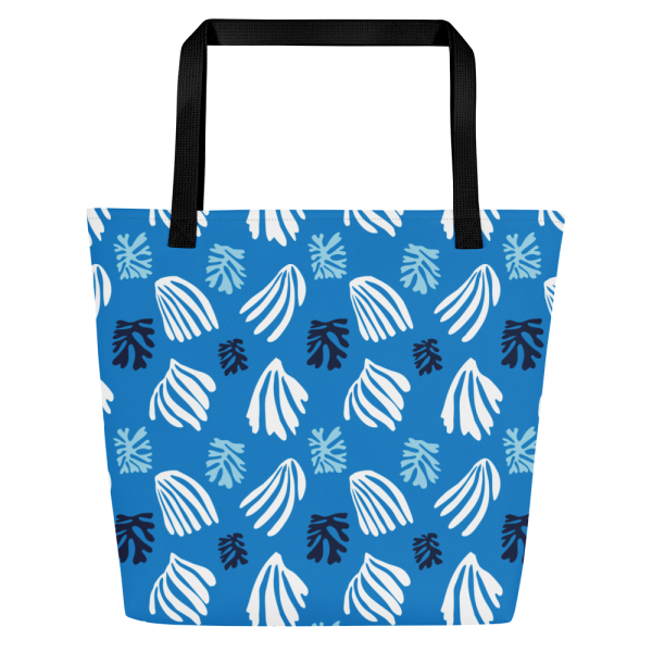 sorrento palm large tote bag