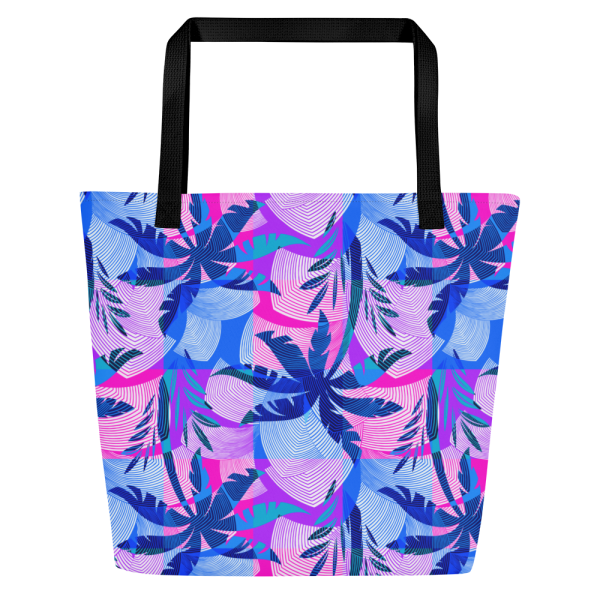 carib rhythm large tote bag