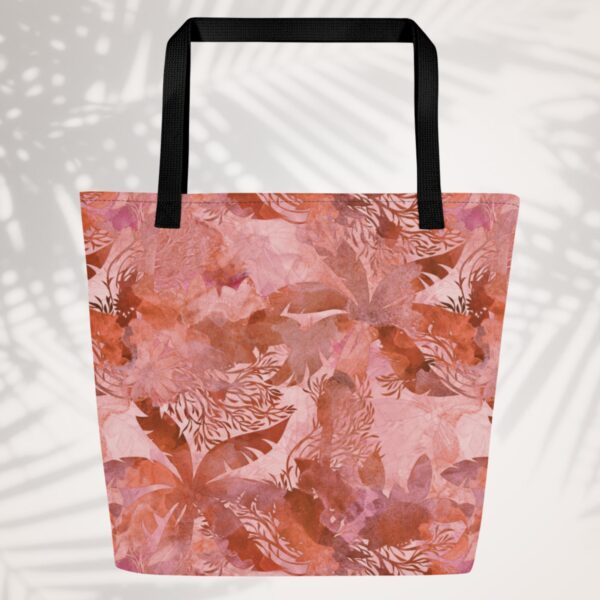 montserrat palm large tote bag