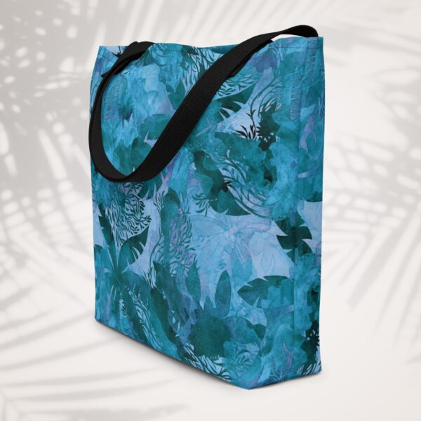 mayreau palm large tote bag