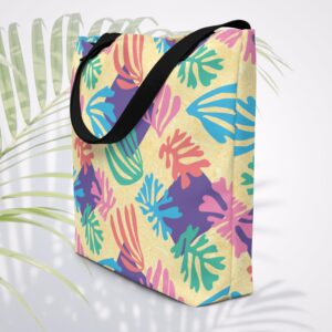 Riviera Palm Large Tote Bag
