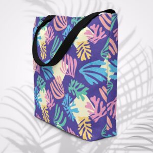 Riviera Palm Large Tote Bag