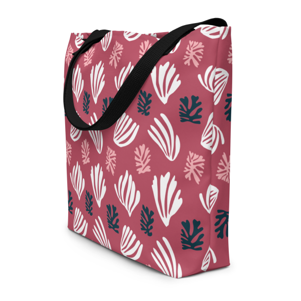 portofino palm large tote bag
