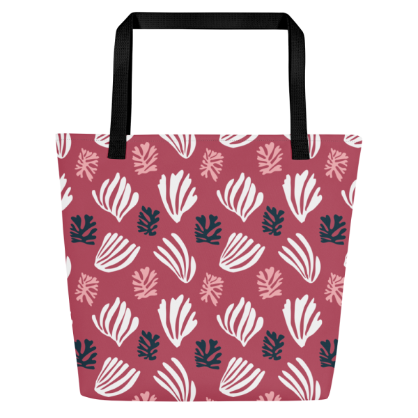 portofino palm large tote bag