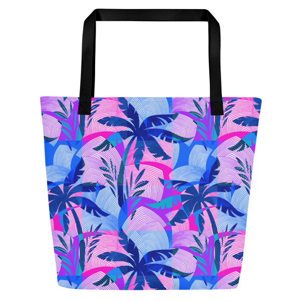 carib rhythm large tote bag
