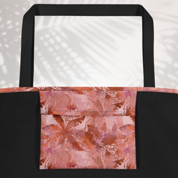 montserrat palm large tote bag