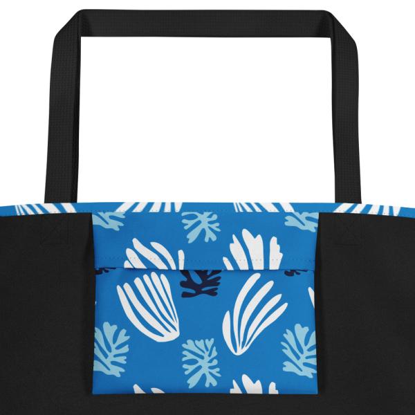 sorrento palm large tote bag