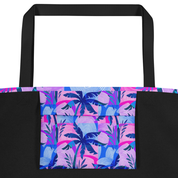 carib rhythm large tote bag