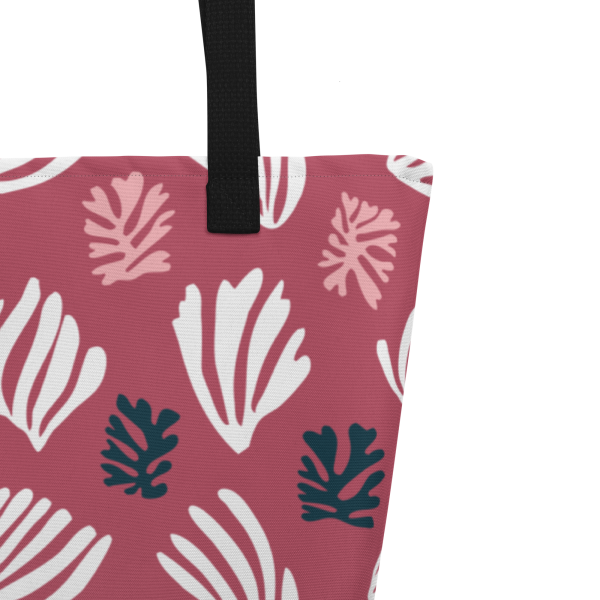 portofino palm large tote bag