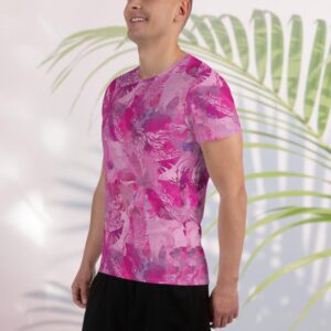 Caribbean Camo Men's Athletic T-shirt