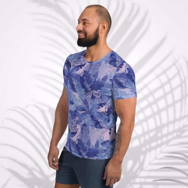 Mustique Palm Men's Athletic T-shirt