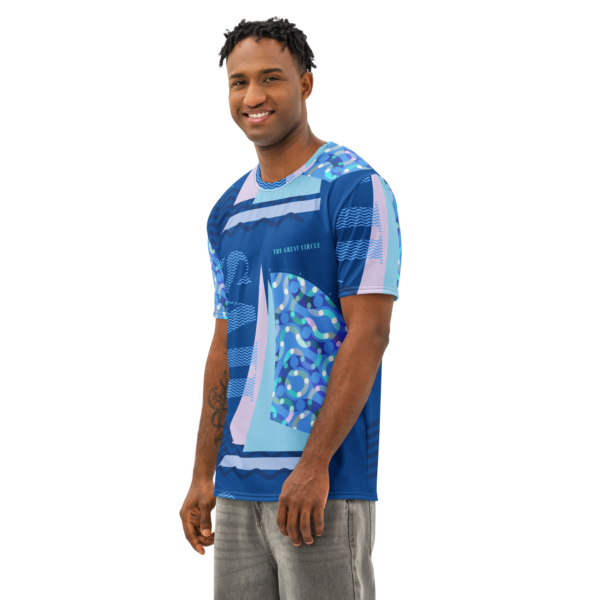 sail on men’s cotton t shirt