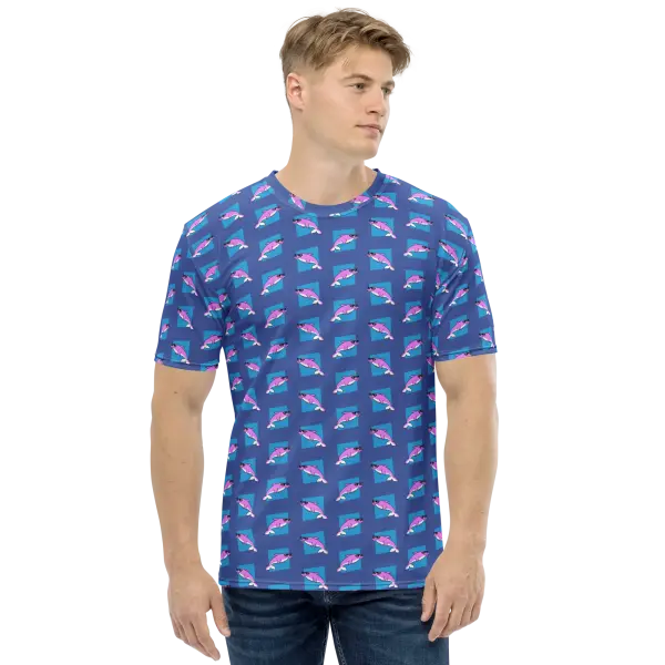 swimtime dolphin mariner men's t shirt