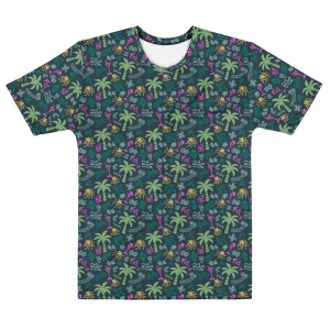 coral reefer green men's t shirt