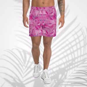 Martinique Palm Long Athletic Shorts