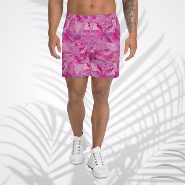 Martinique Palm Long Athletic Shorts