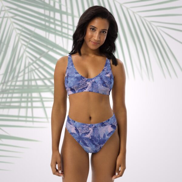 mustique palm high waisted bikini