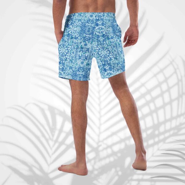 bohemian palm men's swim trunks