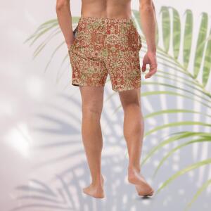 gypsy palm men's swim trunks