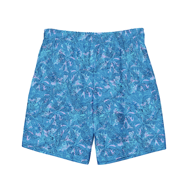 oasis palm men's swim trunks