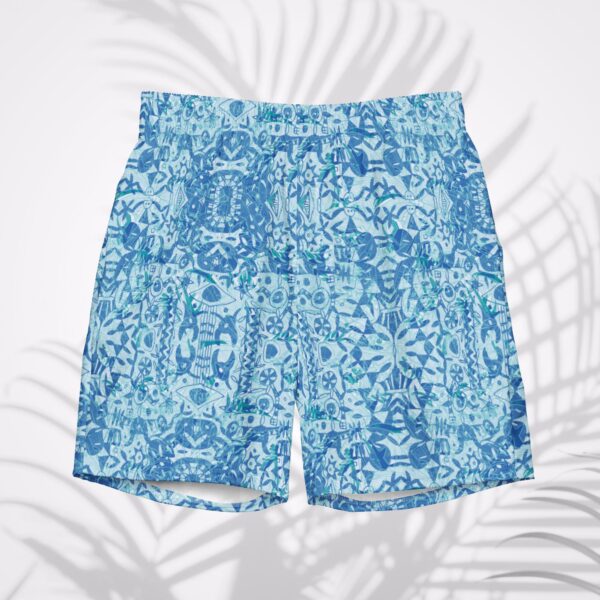 bohemian palm men's swim trunks