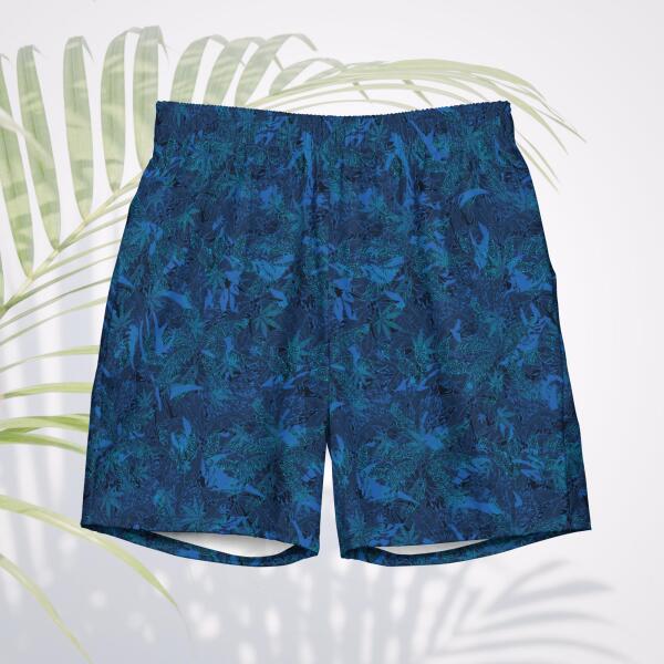 indigo oasis men's swim trunks