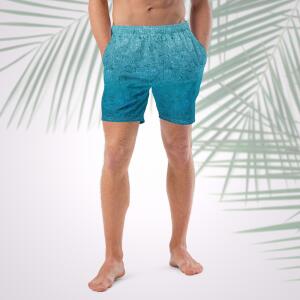 tropical shore men’s swim trunks