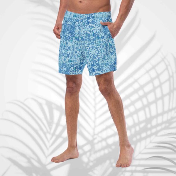 bohemian palm men's swim trunks