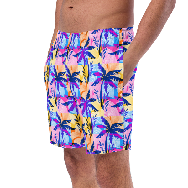 carib rhythm reggae men’s swim trunks