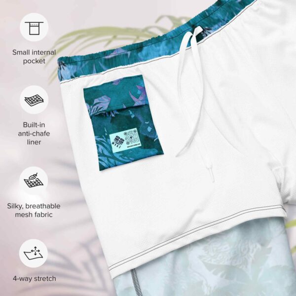 mayreau palm men's swim trunks