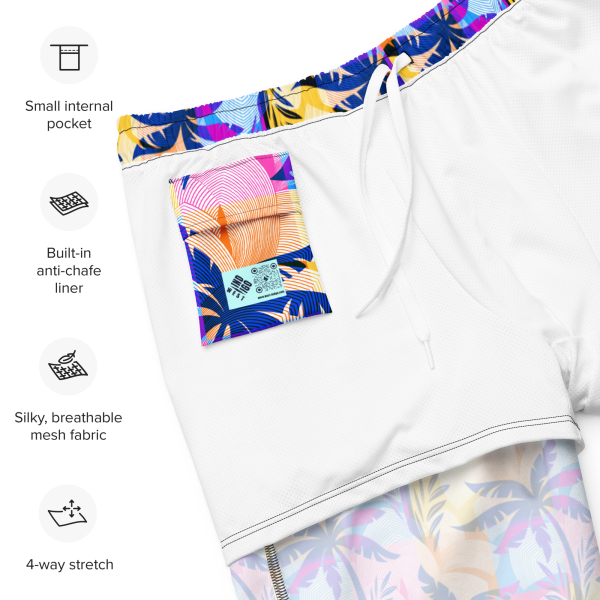 carib rhythm reggae men’s swim trunks