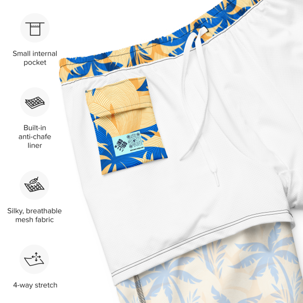 carib rhythm merengue men’s swim trunks