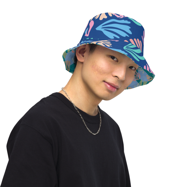 emerald palm reversible hat