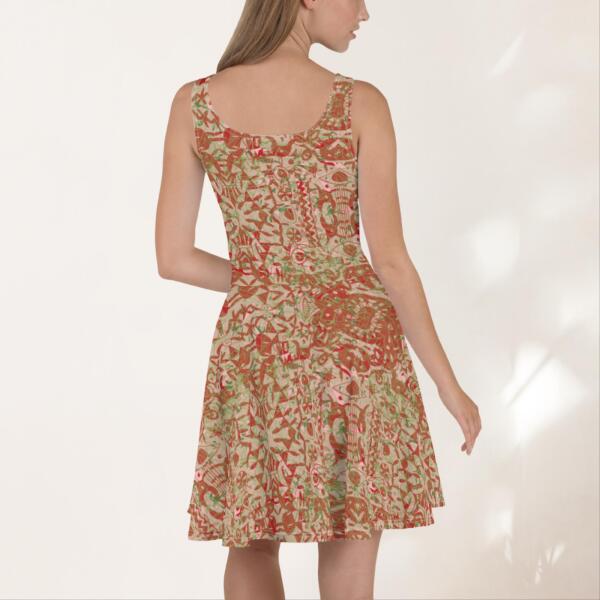 Gypsy Palm skater dress