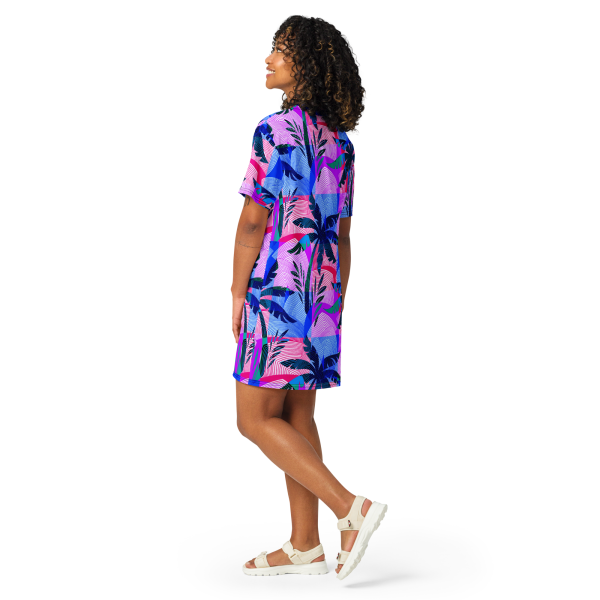carib rhythm t shirt dress