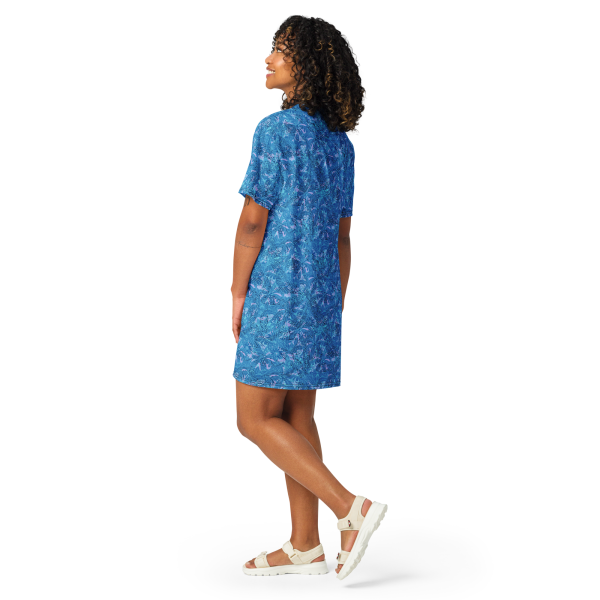 oasis palm t shirt dress