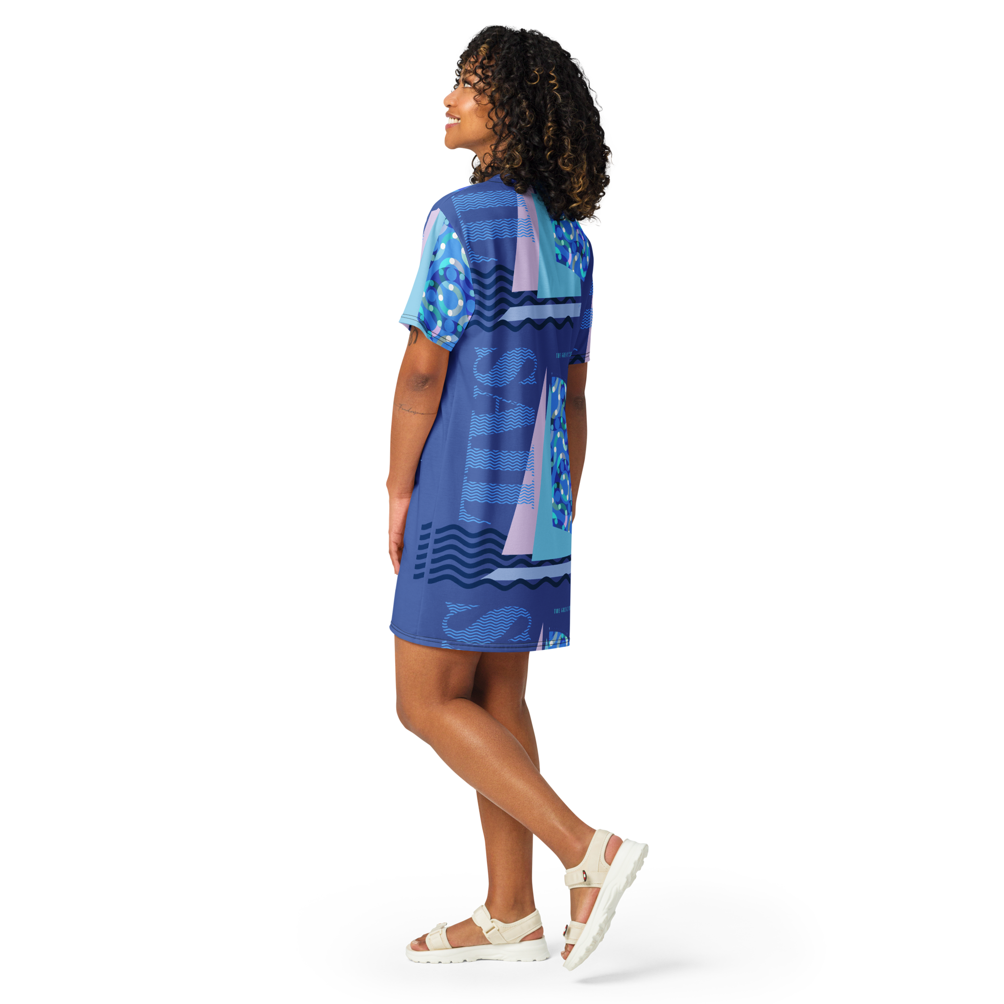 sail on mariner t shirt dress