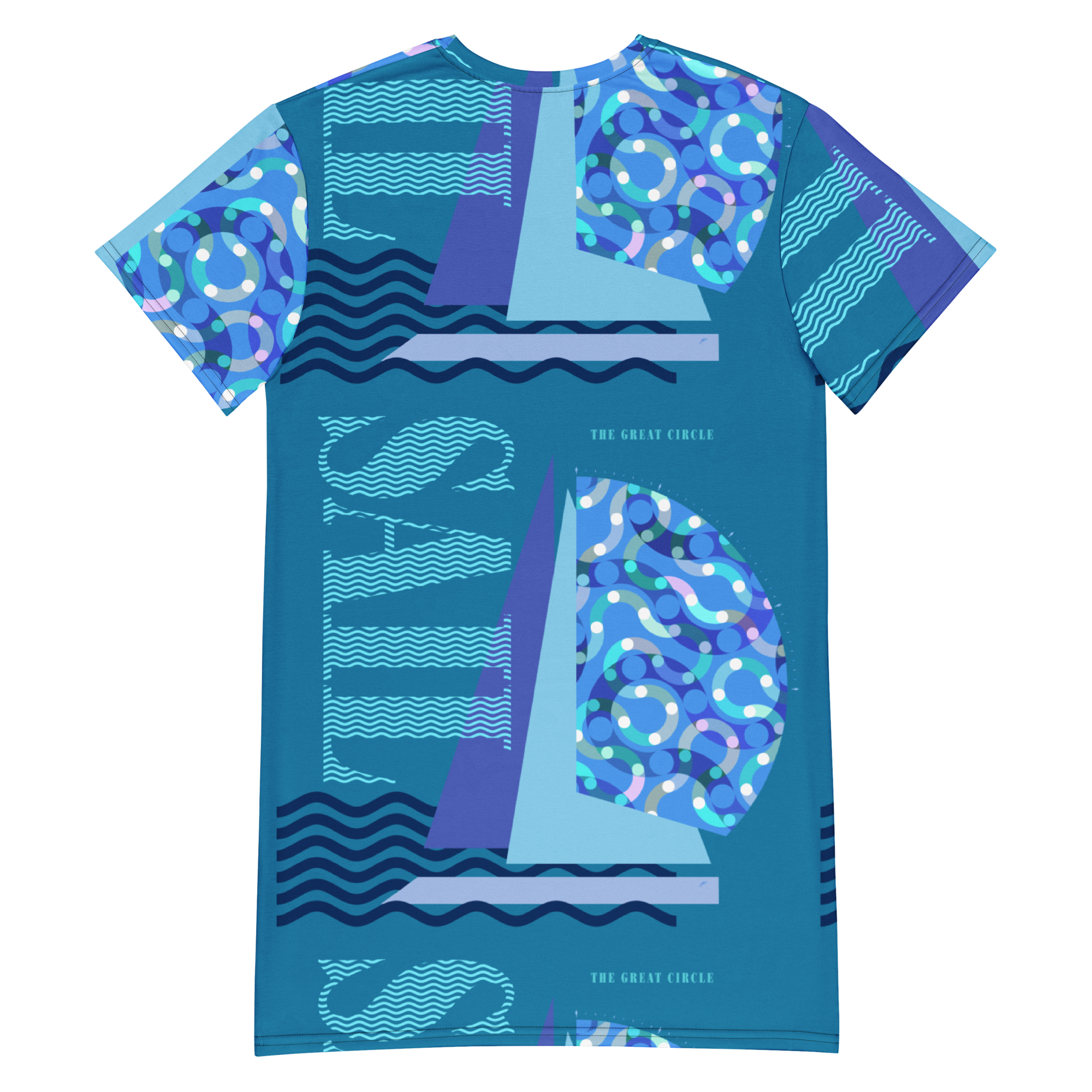 sail on pelorus t shirt dress