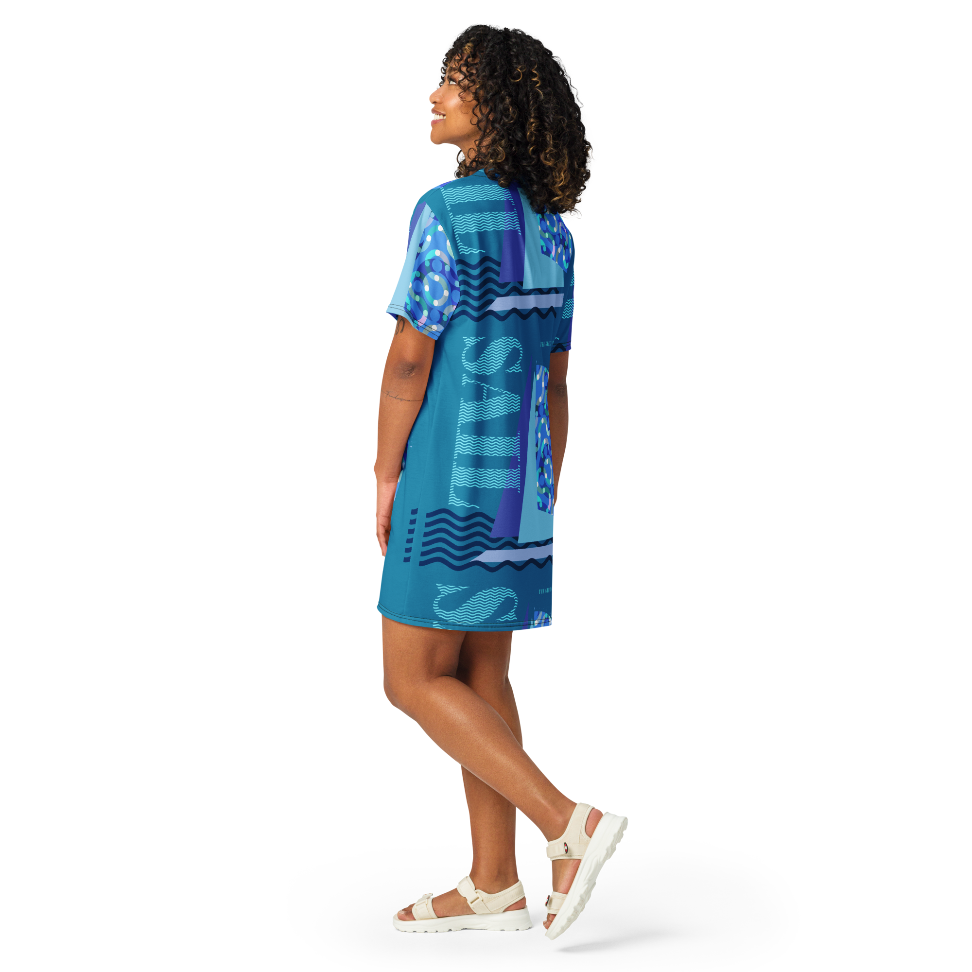 sail on pelorus t shirt dress