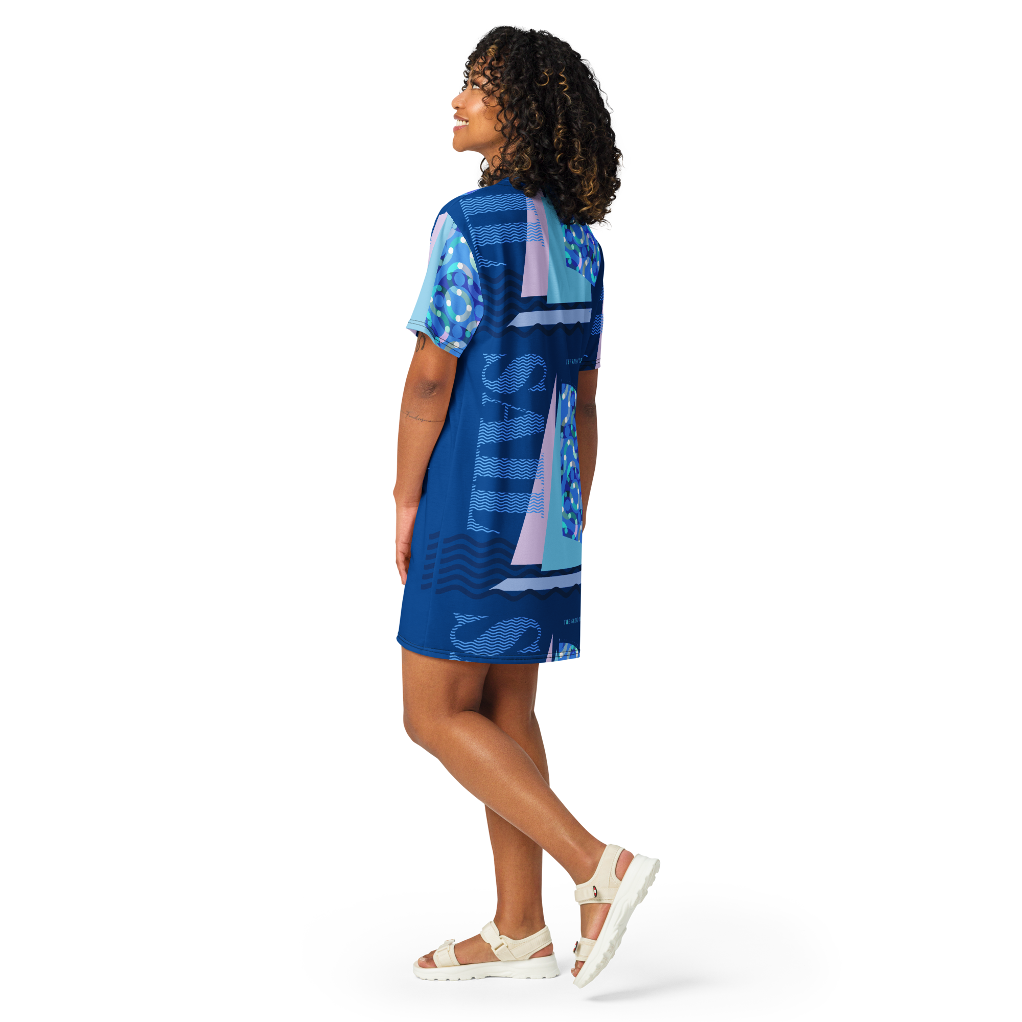 sail on t shirt dress