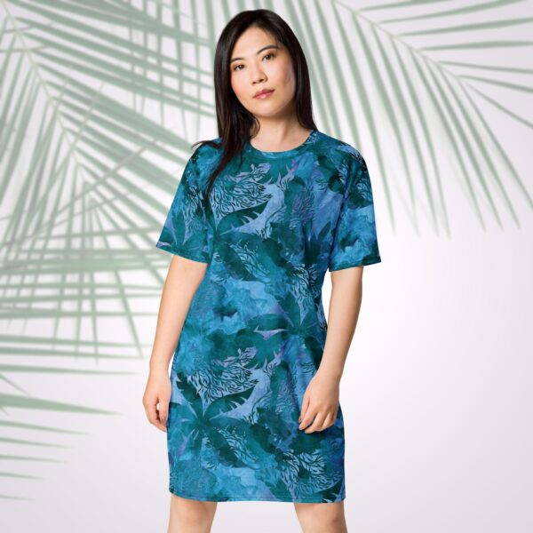 mayreau palm t shirt dress