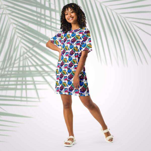 swimtime t shirt dress