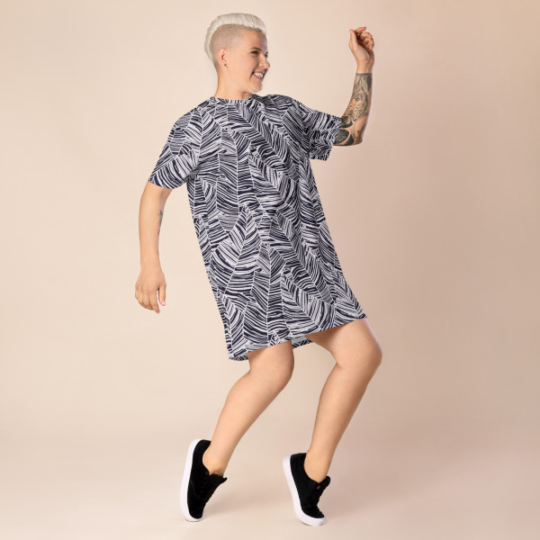 tapuamu beach t shirt dress